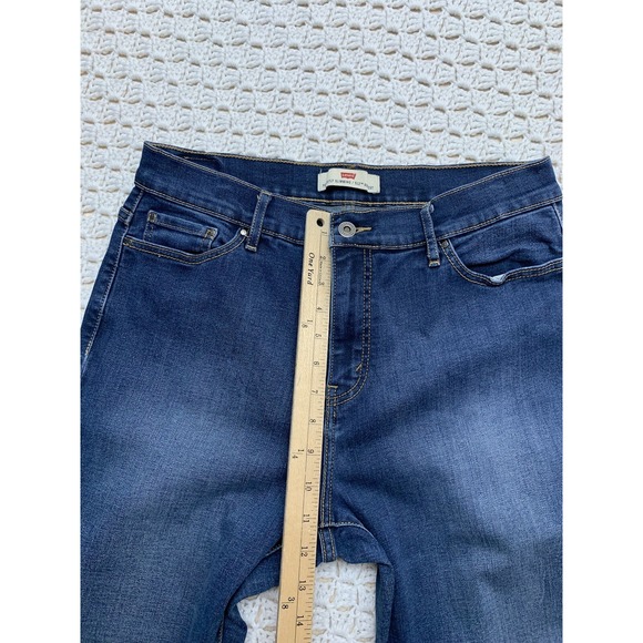 Levi's 512 Jeans Women's 14 S/C Perfectly Slimming Bootcut Blue Denim Stretch - Picture 8 of 9